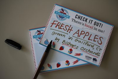 Fresh apples note